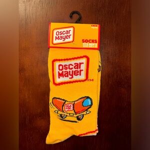 OSCAR MAYER NOVELTY CREW SOCKS NWT MEN’S SHOE SIZE 6-12